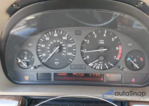 1999 BMW 740Ia из США, поврежденный, VIN WBAGG8335XDN73992